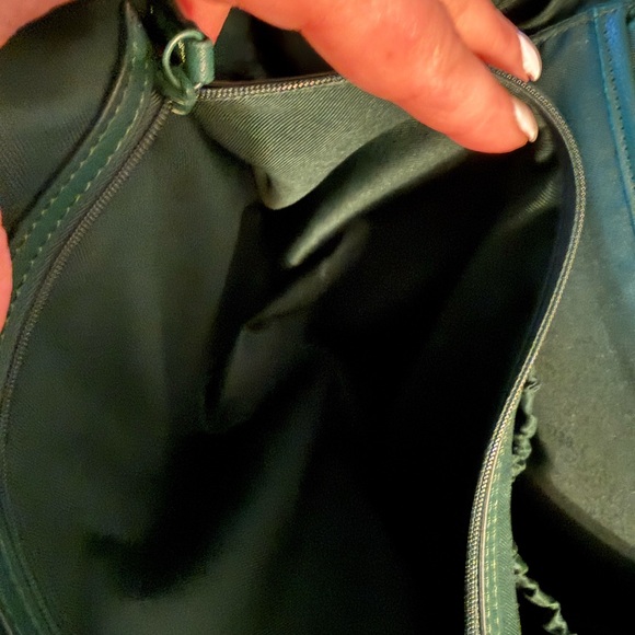 BEIS WICKED Green Leather Backpack - Picture 7 of 9